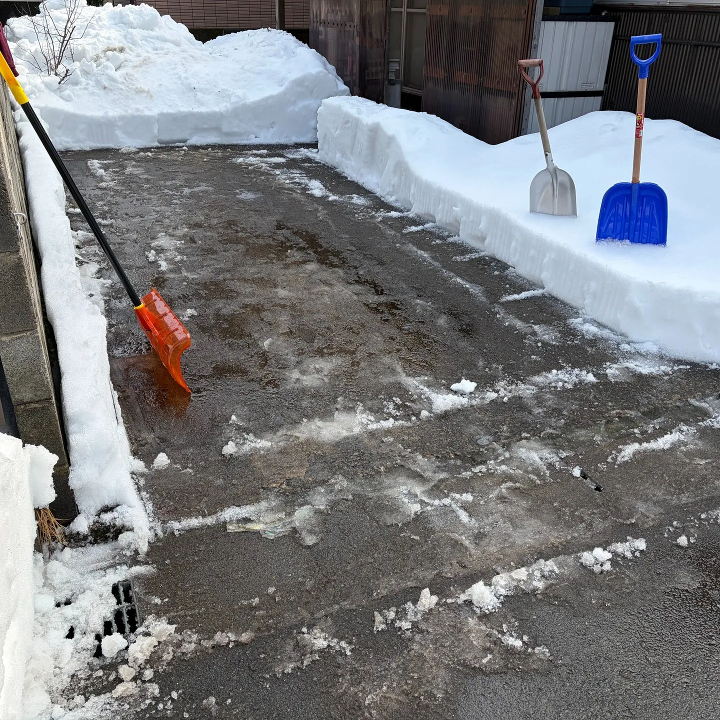 今回は駐車スペースの確保というミッションでした。